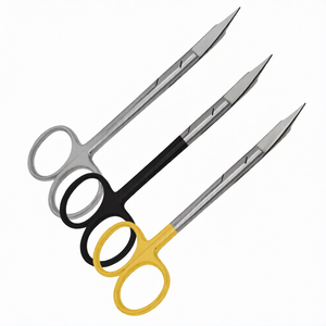 <b>3</b> Pcs Goldman-Fox Gum Scissors Curved 5″ Dental Surgical Instruments Stainless Steel Periodontal Tissue Cutting Scissors - Product Image 1