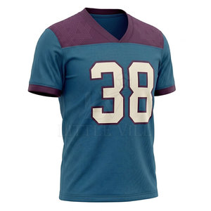 Camiseta de Fútbol Americano para Hombre, Uniforme Deportivo Personalizado, Diseño Atlético Ligero y Transpirable, Ajuste Cómodo, Corta, 100% - Product Image 2