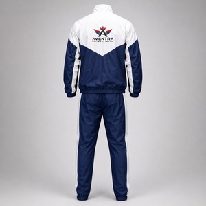 Survêtement coupe-vent pour homme, veste et pantalon de sport personnalisés, conçus pour les entraînements en salle, les activités de plein air et les vêtements de sport quotidiens - Product Image 4