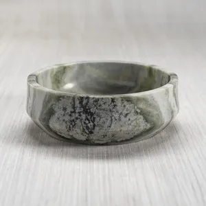 Accesorio de piedra natural pulida, tazón de ónix de mármol hecho a mano, único, decorativo, de piedra sólida premium, precio al por mayor. - Product Image 3