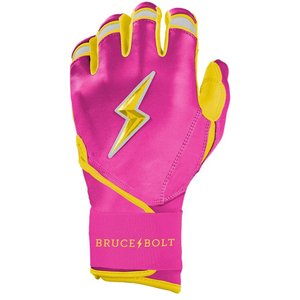 Guantes de Bateo Bruce Bolt de Cuero Cabretta de Primera Calidad, Diseño de Puño Largo 100% de Calidad - Product Image 5