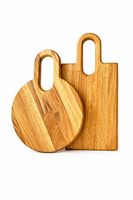 Handforge Global Impex 3-delige acacia houten snijplankenset, milieuvriendelijk, vaatwasserbestendig, 1,5 cm dik, rechthoekig, mesbestendig