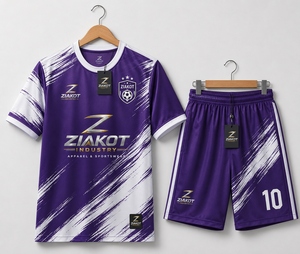 Venta al por Mayor Directa de Fábrica ZIAKOT INDUSTRY, Uniforme de Fútbol Sublimado Personalizado en Rojo y Blanco, el Más Vendido - Product Image 6