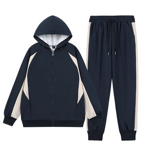 Winter Polyester/Cotton Anti-UV Lightweight Solid Track Suit Men 180g Fabric Weight Digital Printing Embroidery Casual Style - Product Image 3