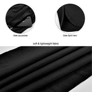 กางเกงขาสั้นลำลองสปอร์ตสำหรับผู้ชาย สีพื้น ผ้าสแปนเด็กซ์/โพลีเอสเตอร์ เอวกลาง แห้งเร็ว มีเชือกผูกและกระเป๋า จัดส่งฟรี - Product Image 3