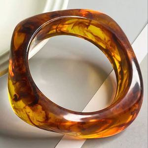 Juego de Anillos para Servilletas de Resina Ecológica Hechos a Mano de Lujo para Decoración de Mesa de Boda y Accesorios Modernos para Comedor - Product Image 1