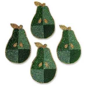 Luxury Handmade <b>Beaded</b> Drink <b>Coaster</b> Set for Coffee Tea Cups and Table Protection At Best Price - Product Image 1