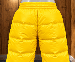 <b>Men</b> Quilted Design Full Length Puffer Trouser Quilted Winter Casual <b>Pants</b> Elastic Waist Lightweight Casual Puffer <b>Pants</b> <b>Summer</b> - Product Image 5