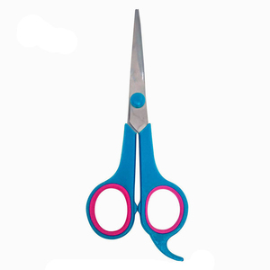 Tijeras de Peluquería Profesionales con Mango de Plástico Azul, Tijeras de Peluquería 440C para Zurdos, para el Cuidado del Cabello - Product Image 1