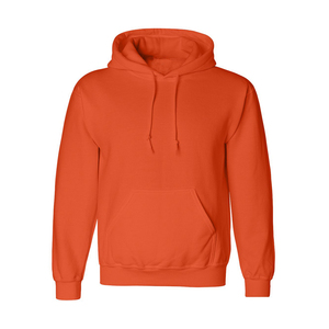 Men's Hooded Sweatshirt Solid Color Fleece Cotton Casual Hoodie With Pocket Regular Fit Autumn Wear - Product Image 1