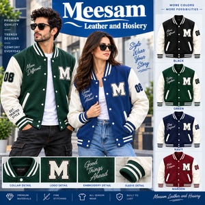 เสื้อแจ็คเก็ตวาร์ซิตี้ผู้ชาย ปักลายตัวอักษร สีดำ ขาว เหลือง สไตล์สตรีทแวร์ ใส่ได้ในฤดูใบไม้ร่วง ทรงปกติ ปกเสื้อพับได้ - Product Image 6