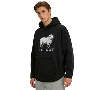 Sudadera con capucha de algodón 100% con logotipo personalizado, bordado, para esquila de ovejas, estilo Sherpa, fabricante, precios al por mayor - Product Image 3