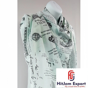 Luxury Custom Printed Square Scarf Manufacturer <b>Silk</b> Feel Fashion Hijab <b>Head</b> <b>Wrap</b> Shawl OEM ODM Custom Textile Factory India - Product Image 2
