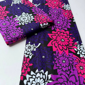 Stylish African Wax Print Island Cotton Fabric for Clothing Home Decor Sewing and Fashion Exported by Hitjem Export Company - Product Image 1