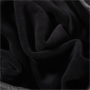 Sweat-shirt unisexe à capuche zippé en polaire, couleur unie, logo brodé sur le devant, poche décorative, style décontracté, écologique, effet délavé Y2K - Product Image 3