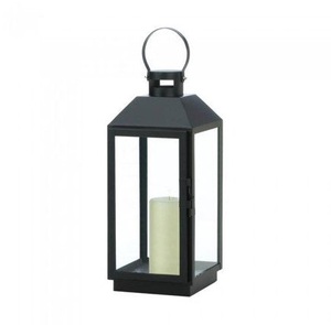 Venta al por Mayor de Fábrica: Portavelas de Metal y Vidrio Ecológico Portátil con Acabado Negro para Decoración del Hogar - Product Image 4