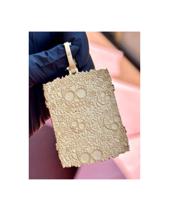 Pendentif Sainte Santa Muerte squelette personnalisé en or jaune 18 carats serti de diamants, style vintage Hip Hop, bijoux religieux pour hommes et femmes - Product Image 4