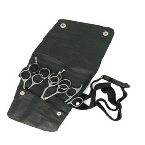 Funda de Cuero PU Ecológica de Primera Calidad ASAP para Tijeras de Barbería, para Barberos Profesionales y Salones de Belleza, Reutilizable y Portátil - Product Image 1