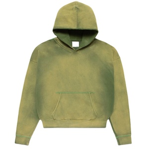 Fabricante de Sudaderas con Capucha, MOQ Bajo, Personalizadas, Estilo Vintage Desteñido al Sol, Lavado Ácido, 500 Gsm, Sudadera con Capucha Lavada al Ácido 2026 - Product Image 2