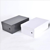Boîtes à chaussures de luxe Boîtes de rangement pour chaussures avec impression personnalisée Boîtes à chaussures de grande taille avec logo personnalisé
