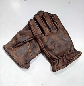 Gants de travail en cuir renforcés pour l'hiver avec sangle de poignet réglable, manchette de sécurité robuste, compatibles écran tactile, sans latex - Product Image 1