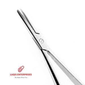 Portaagujas Castroviejo de Carburo de Tungsteno y Acero Inoxidable, Instrumento Quirúrgico Oftálmico Reutilizable y Autoclavable - Product Image 2