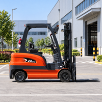 Chariot élévateur électrique compact 2 tonnes, livraison gratuite, facile à utiliser, idéal pour les entrepôts frigorifiques