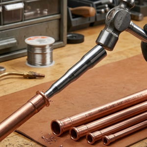 Outil de sertissage 6 en 1 en acier trempé pour tubes |   Expandeur de tuyaux multi-tailles |   Outil de soudure pour cuivre |   Laiton |   Aluminium |   Réparation de systèmes HVAC - Product Image 2