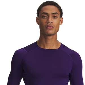 เสื้อคอมเพรสชั่นแขนยาวผู้ชาย Lean Motion คอกลม แห้งเร็ว ผลิตจากโพลีเอสเตอร์ ทรงรัดรูป สำหรับออกกำลังกาย ผลิตตามแบบ OEM จากโรงงาน - Product Image 4