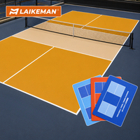 Revêtement de sol pour terrain de pickleball, directement du fabricant, revêtement acrylique PVC, sol sportif intérieur/extérieur pour clubs et centres d'entraînement
