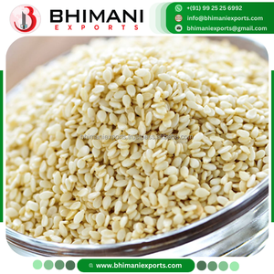 Semillas de Sésamo Blancas con Cáscara, 99.98% Sortex Bold 95%, Certificadas por APEDA, Libres de OMG, Frescas, en Paquetes Personalizados, para Salsa Tahini, de Fabricante Indio - Product Image 3