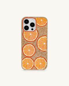 Étui de téléphone portable en satin brodé de luxe fait main avec perles, motif tournesol, en tissu coloré, portable, pour Apple iPhone, unique - Product Image 6