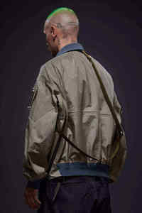 Mens <b>Techwear</b> Tactical Bomber <b>Jacket</b> Waterproof Streetwear Utility Outerwear - Product Image 3