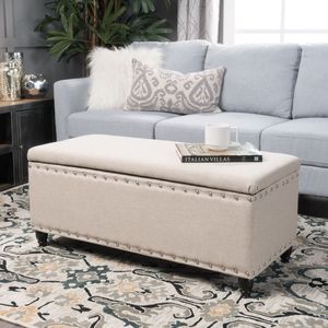 <b>Storage</b> Ottoman Stylish <b>Stool</b> with Hidden <b>Storage</b> Space for Home or Office Use - Product Image 1