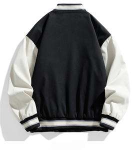 New Arrival Custom Design Autumn Vintage Embroidered College Baseball <b>Jacket</b> for Men Varsity Style Full <b>Zip</b> <b>up</b> Oversized <b>Jacket</b> - Product Image 2