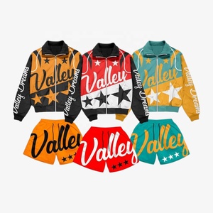 <b>Men's</b> Windbreaker Shorts Set Polyester Custom Streetwear Tracksuit Windbreaker <b>Jacket</b> and Short Set for <b>Men</b> <b>Summer</b> Outfit USA - Product Image 1