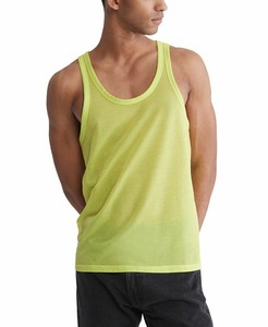 Camiseta sin mangas acanalada personalizada para hombre, cuello redondo, chaleco liso, camiseta interior básica de algodón, ropa deportiva informal para fitness - Product Image 4