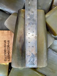 Manche de couteau en corne de buffle naturelle à 100 %, bruts et non traités, fait main, durable, forme naturelle, artisanat BURAQ - Product Image 4