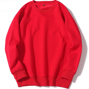 เสื้อสเวตเชิ้ตคอกลมผู้ชาย สีพื้น แขนยาว สวมใส่สบาย ผ้าถัก 100% คอตตอน เหมาะสำหรับใส่ในฤดูใบไม้ร่วง ทรงปกติ - Product Image 3
