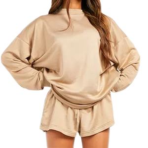 <b>Women's</b> Sweatshirt and Sweatpants Sets Bulk Ladies Pullover Formal <b>Quarter</b> <b>Zip</b> Oversize Sweatshirt Eco Friendly Loungewear <b>Women</b> - Product Image 1