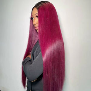 Precioso sedoso brillante color espejo hueso recto sin enredos Premium cutícula alineada cabello extensiones de cabello natural HD Peluca de encaje - Product Image 1