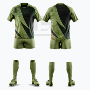 Kit de rugby imprimé haute performance, écologique et coupe-vent, avec nom d'équipe personnalisé, maillot et short légers pour équipe professionnelle adulte - Product Image 5