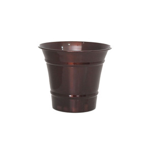 Pot de fleurs en métal décoratif durable pour la maison, le jardin, le balcon et un style floral contemporain - Product Image 4