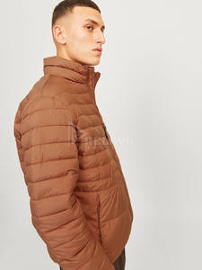 Blousons matelassés personnalisés pour hommes, imperméables, coupe-vent, à capuche, pour le printemps, style universitaire, streetwear, en duvet de canard, pour moto - Product Image 5