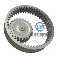 Engrenage industriel sur mesure de grande taille en acier inoxydable usiné CNC avec usinage par électroérosion à fil et tolérance de haute précision