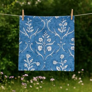 ผ้าฝ้ายทอมือพิมพ์ลายบล็อกอินเดีย เป็นมิตรกับสิ่งแวดล้อม ยั่งยืน ทนทาน ระบายอากาศได้ดี เหมาะสำหรับทำผ้าม่าน สไตล์โบโฮ โมเดิร์น นุ่มสบาย - Product Image 4