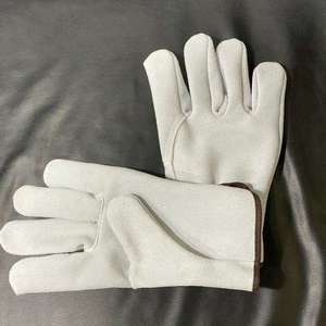 Gants de travail en cuir de porc de haute qualité, gants de travail en cuir pour hommes, fabriqués au Pakistan - Product Image 3