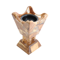 Vente en gros de Mabkhara décorative artisanale personnalisable en bois et résine époxy, écologique et de qualité supérieure, pour brûleur d'encens Bakhoor à usage domestique