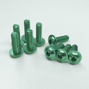 Tornillo de máquina de cabeza redonda Phillips con ranura cruzada, de aluminio niquelado, métrico M8 - Product Image 4