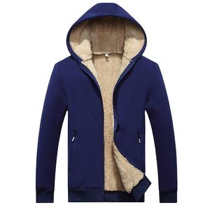 Veste de sport à capuche pour homme en molleton 100% coton imperméable à blocs de couleur personnalisés tendance avec fermeture éclair fine - Product Image 5